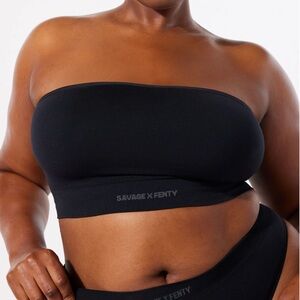 Two Seamless Bandeau Bralettes